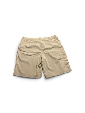 Men's Classic Tan Flat-Front Shorts